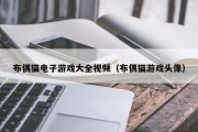 布偶猫电子游戏大全视频（布偶猫游戏头像）