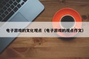 电子游戏的文化观点（电子游戏的观点作文）