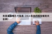 木肖是指哪几个生肖（十二生肖的相生相克大全表）